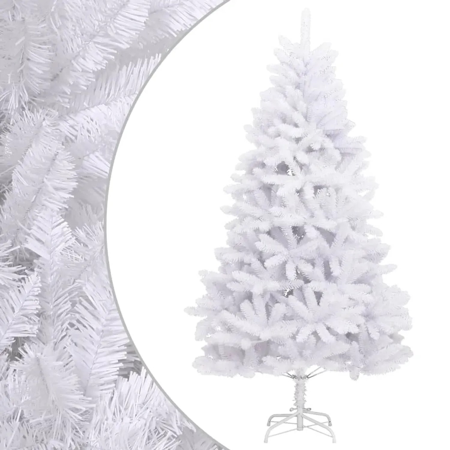 vidaXL Knstlicher Weihnachtsbaum Klappbar mit Stnder Wei 240 cm kaufen  bei OBI