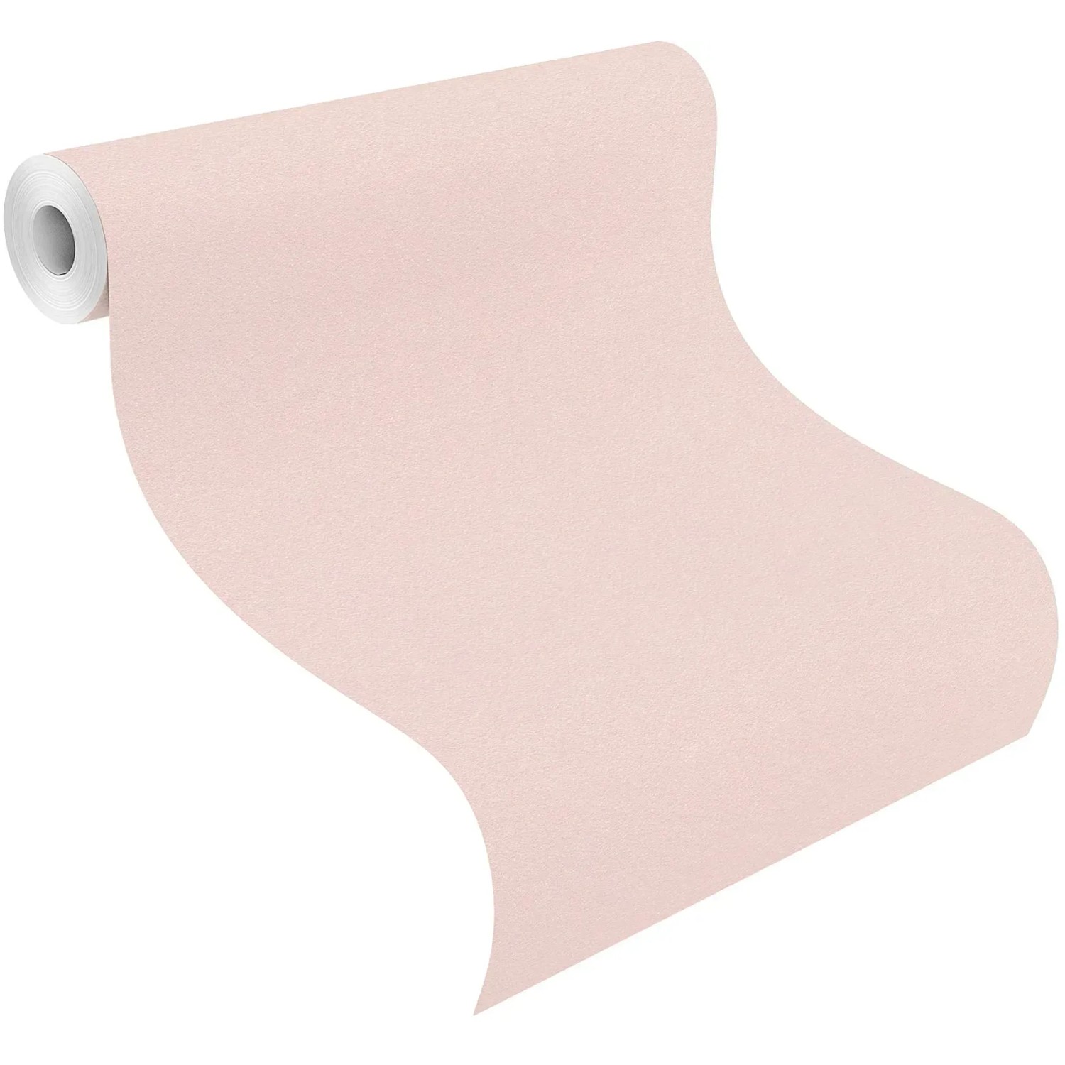 Rasch Vliestapete Tapetenwechsel II, 523157, Uni Glitzer Rosa, Rolle 10,05x0,53m.