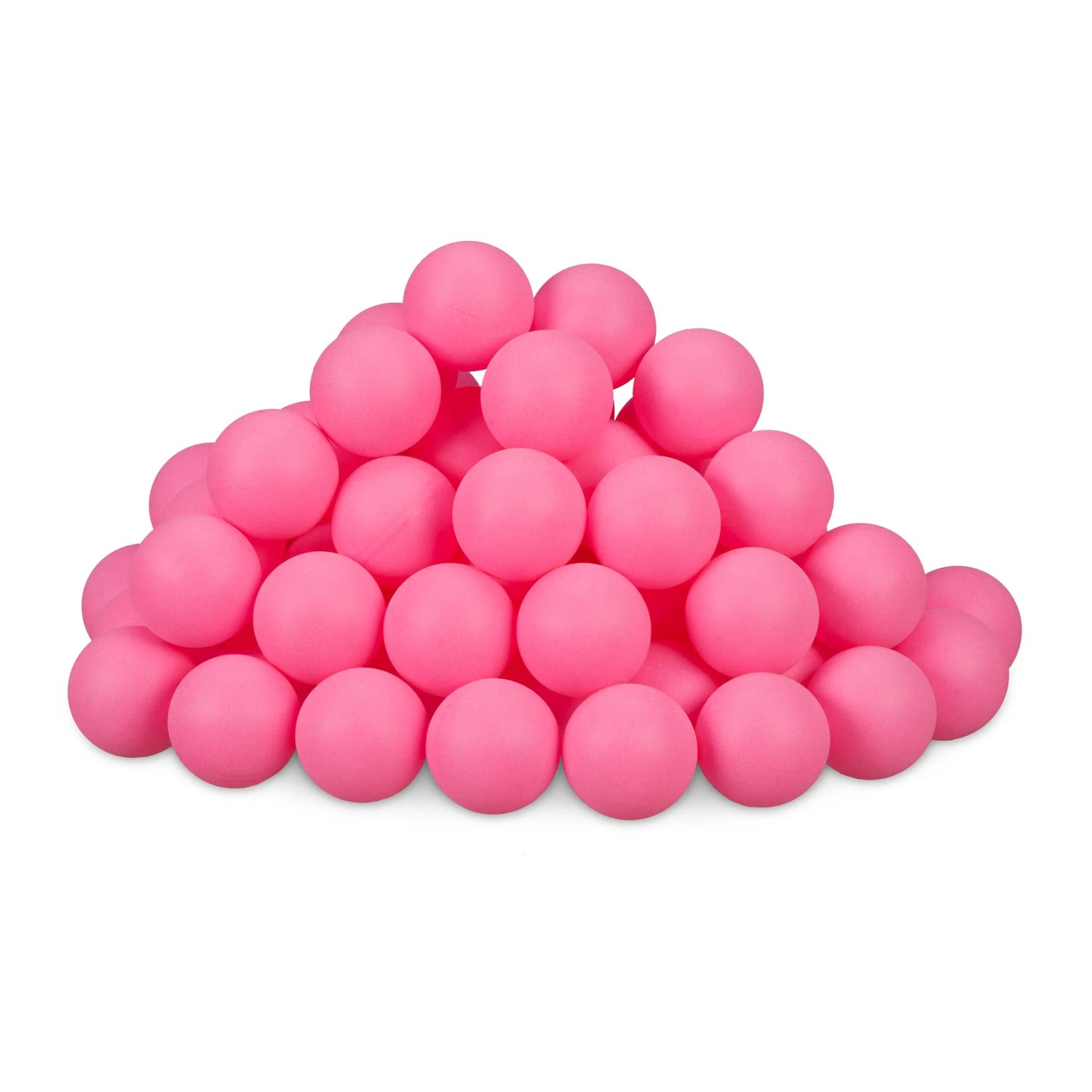 Relaxdays Beer Pong Bälle Kunststoff Pink 100er Set ø 4 cm