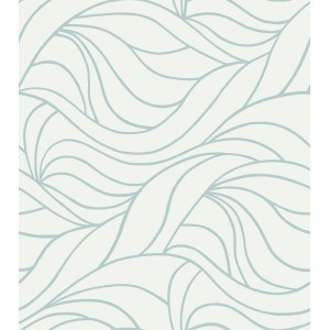 d-c-fix Klebefolie Antwerpen, weiß-transparent mit blauem Wellenmuster, 90x150cm.