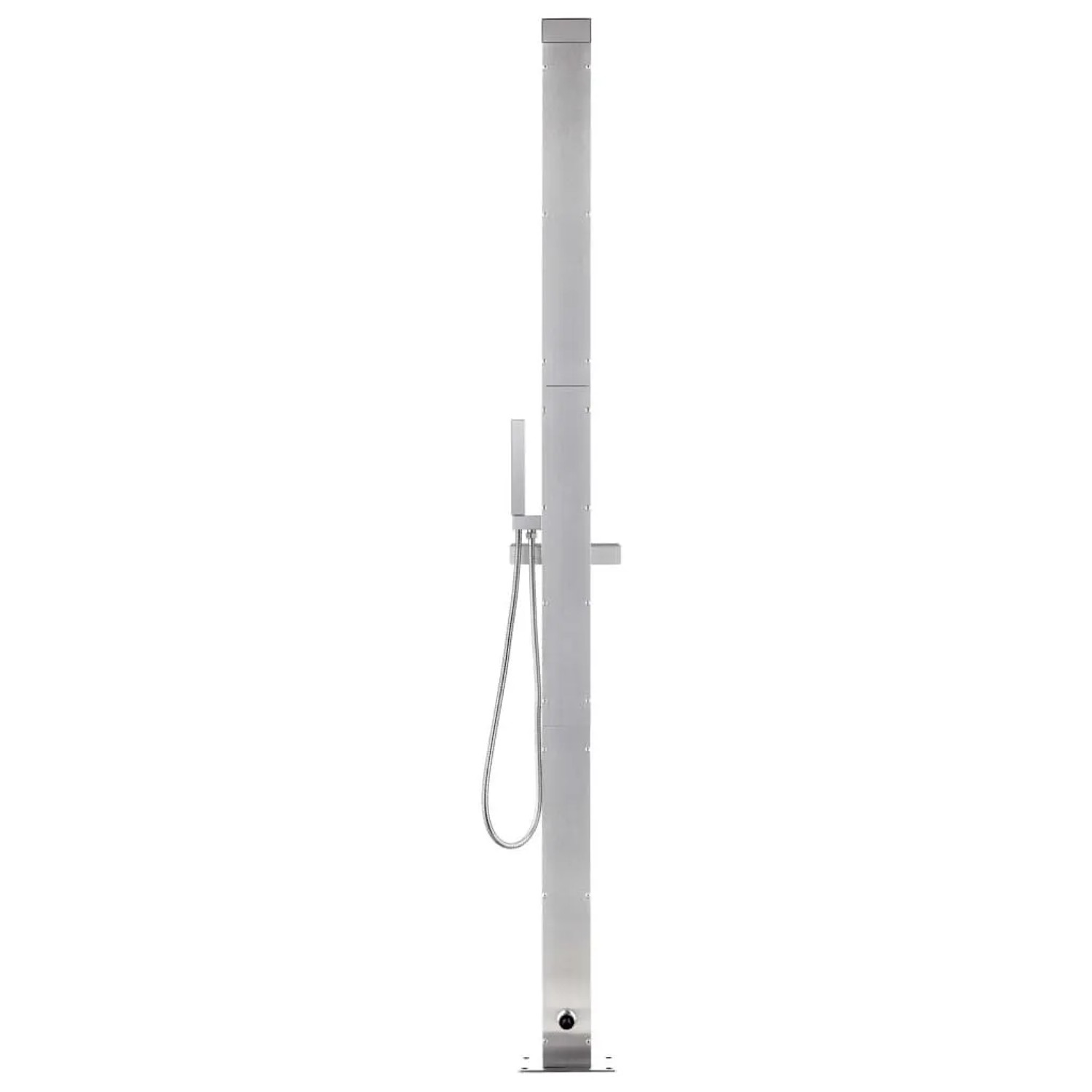 vidaXL Gartendusche 220 cm Edelstahl 315939_5