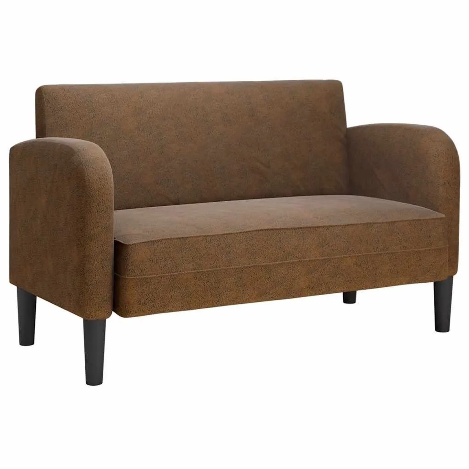 vidaXL Zweisitzer-Sofa Braun 110 cm Kunstleder 4100541
