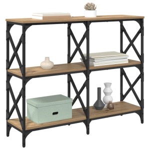 vidaXL Konsolentisch Artisan-Eiche 100 x 28 x 80,5 cm Holzwerkstoff 882782