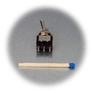 Sintron Miniatur-Kipptaster 1-polig Schließer Öffner
