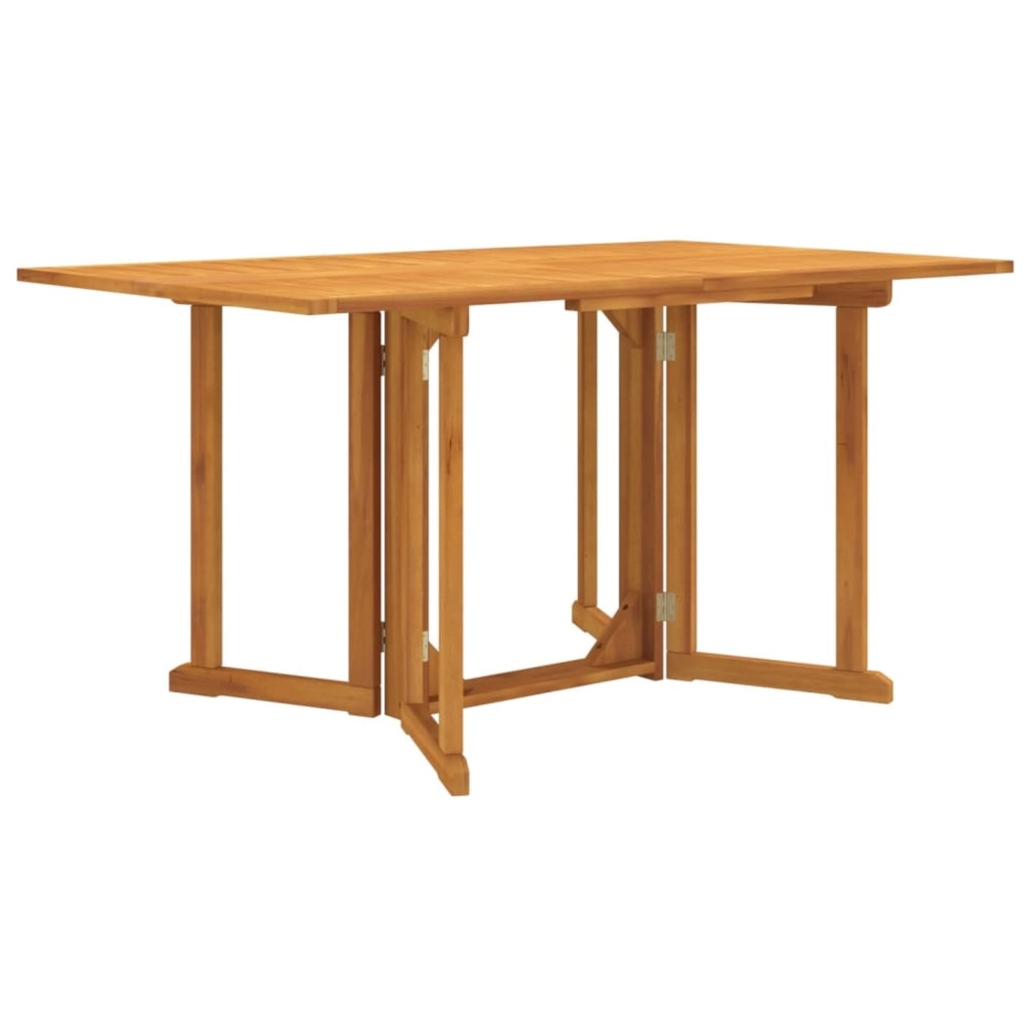 vidaXL Garten-Klapptisch Butterfly 150x90x75 cm Massivholz Teak 362751 günstig online kaufen