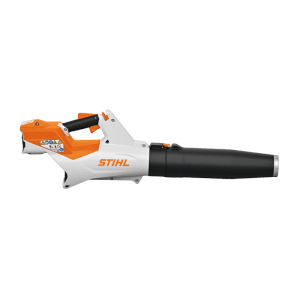 Stihl Akku-Blasgerät BGA 60 in Orange-Weiß. Leistungsstarker Laubbläser für die schnelle Flächenreinigung von Laub.