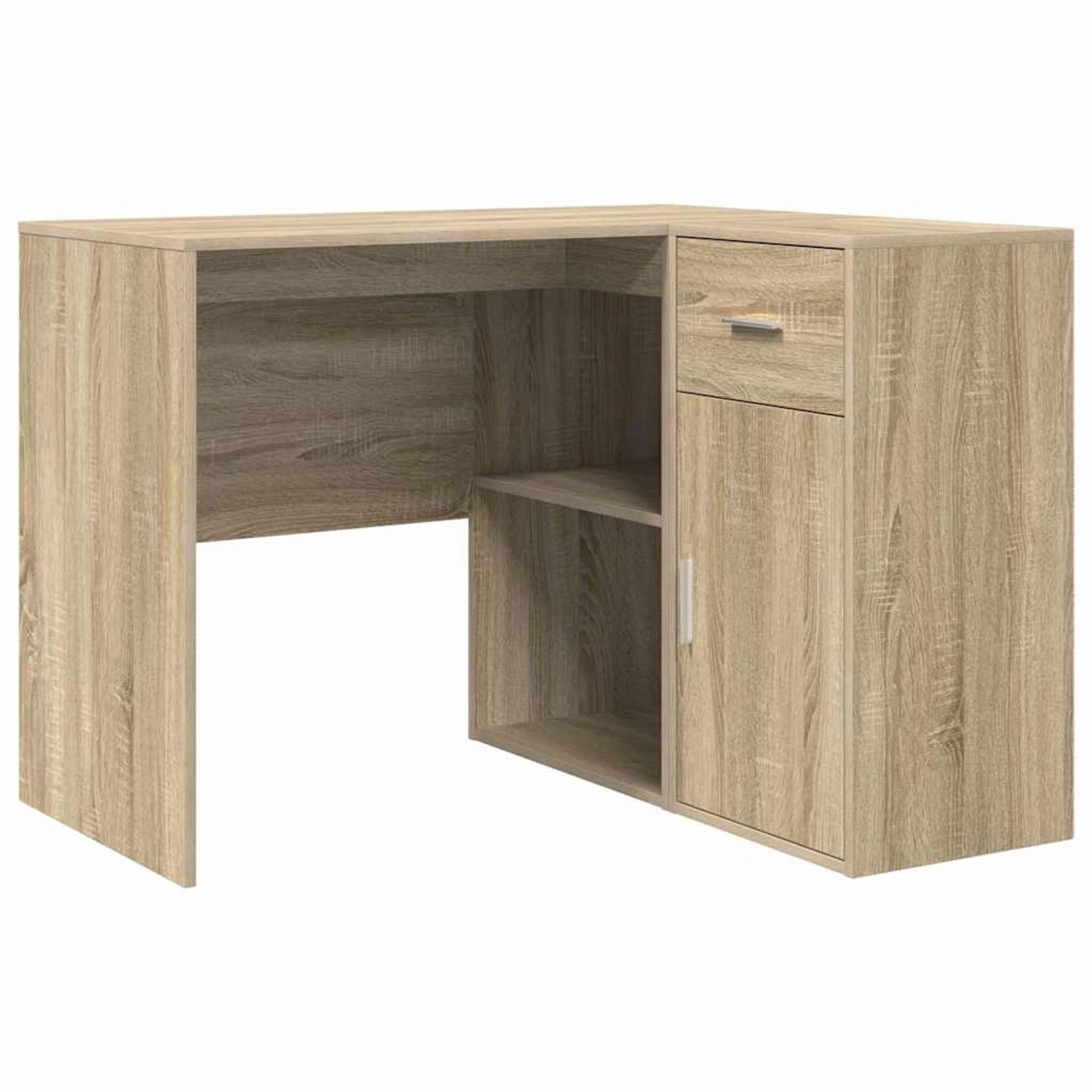 vidaXL Eckschreibtisch Sonoma-Eiche 102 x 50 x 75 cm Holzwerkstoff 3337275 günstig online kaufen