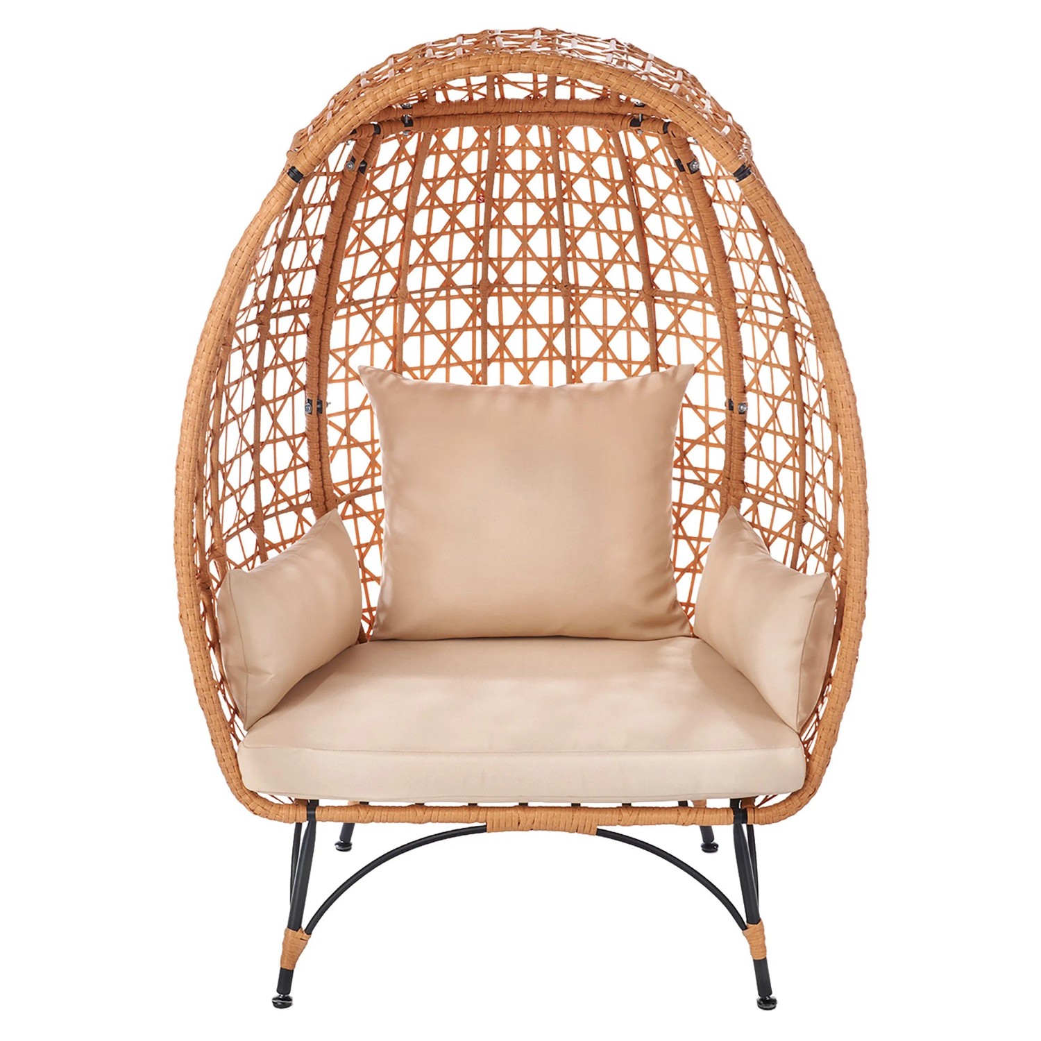 Kobolo Loungesessel COCOON mit Metallgestell und Kissen