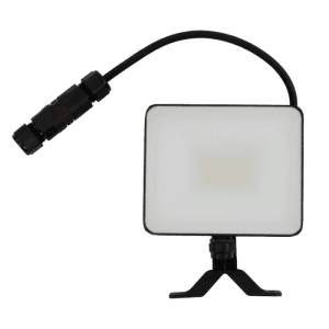 LUXULA LED Fluter 20W 4000K Neutralweiß Außenstrahler Schwarz IP65 Kabelverbinder & Plug-In Sensor Vorrichtung