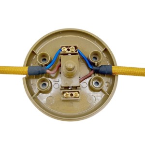 Orion Lightstyle Fußschalter Zwischenschalter 2 3 Polig Gold