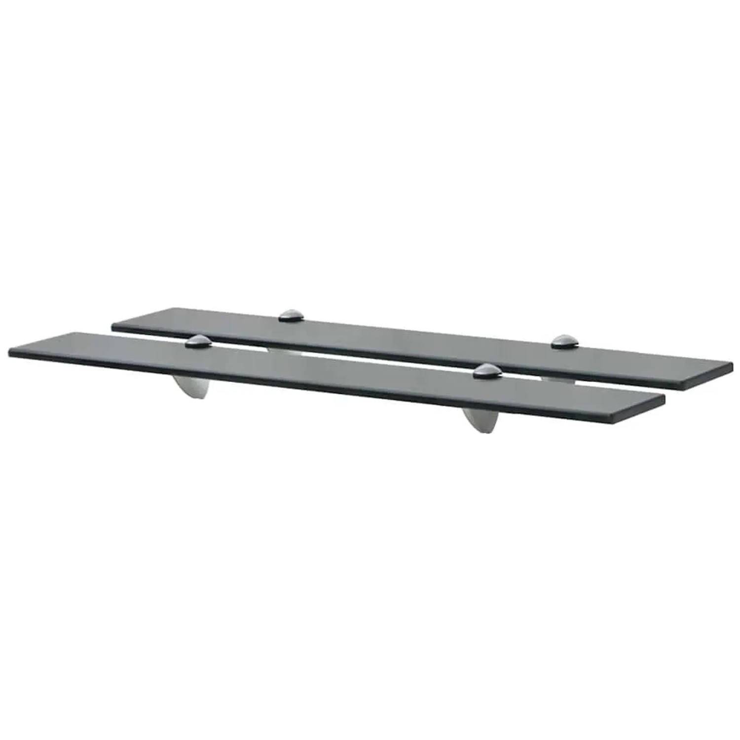 vidaXL Schweberegale 2 Stk Glas 70x20 cm 8 mm 3051530