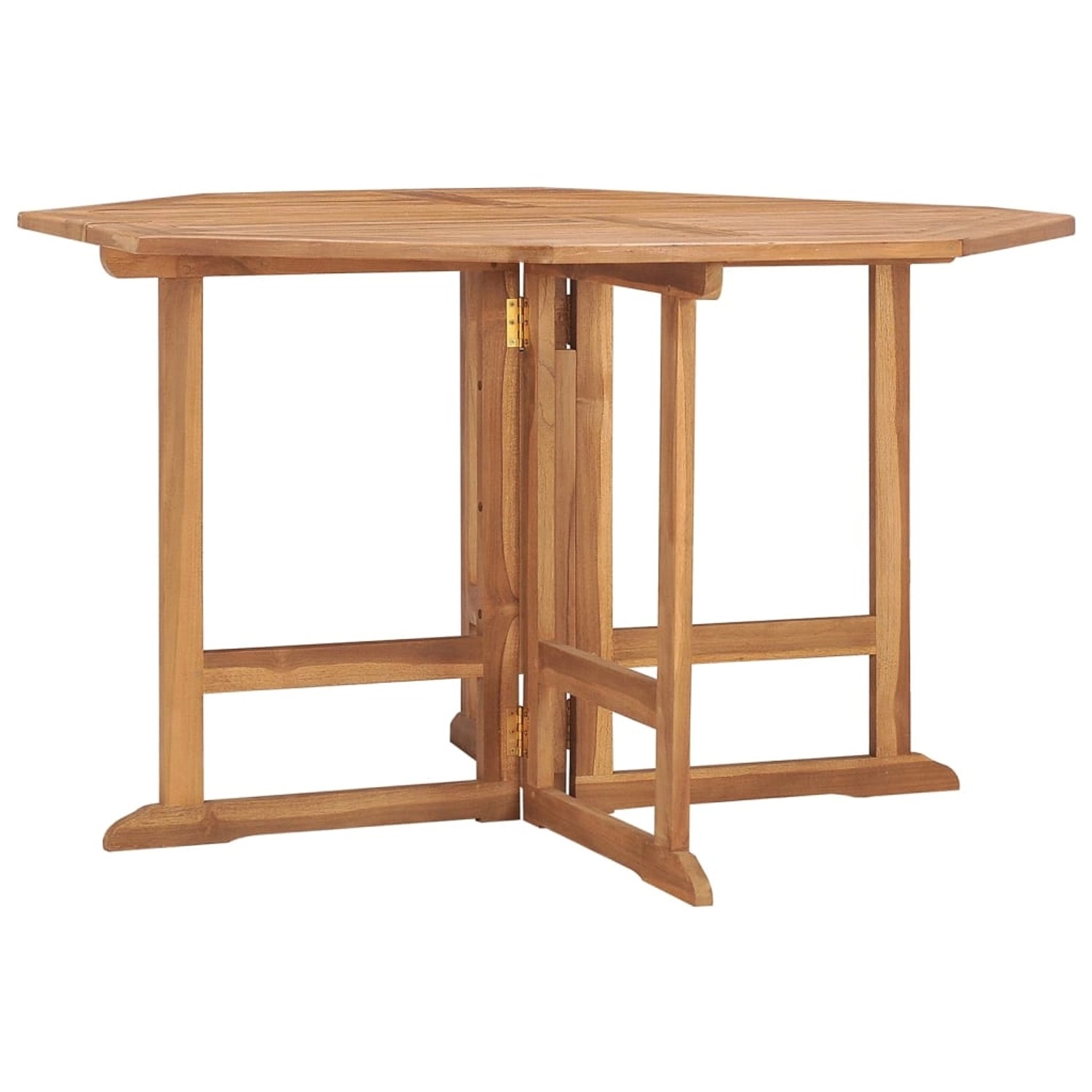 vidaXL Garten-Esstisch Klappbar 110x110x75 cm Massivholz Teak 318480
