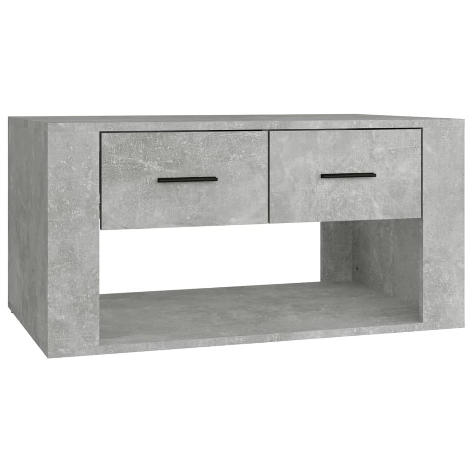 vidaXL Couchtisch Betongrau 80x50x40 cm Holzwerkstoff 816532