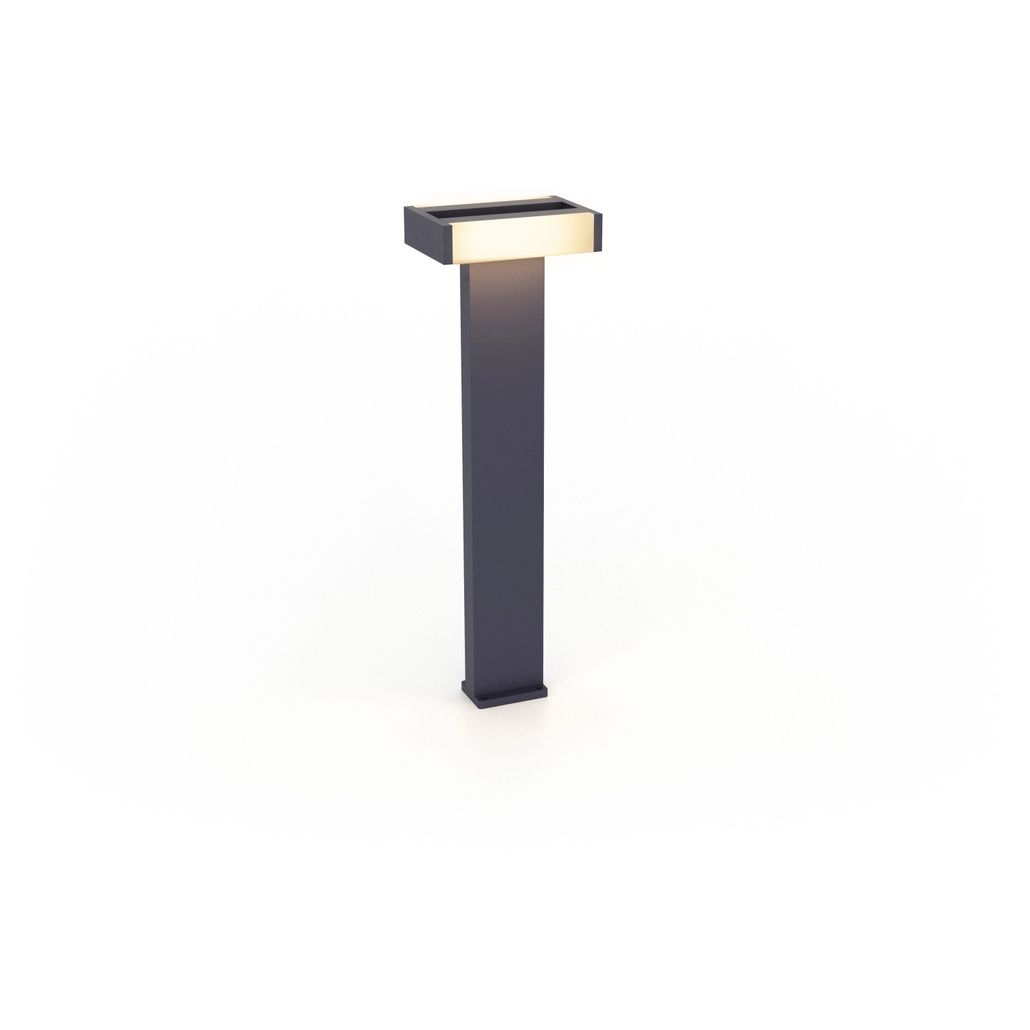Lutec LED-Wegeleuchte Conroy 2-flammig Anthrazit 71,5 cm x 22,5 cm x 15,5 cm