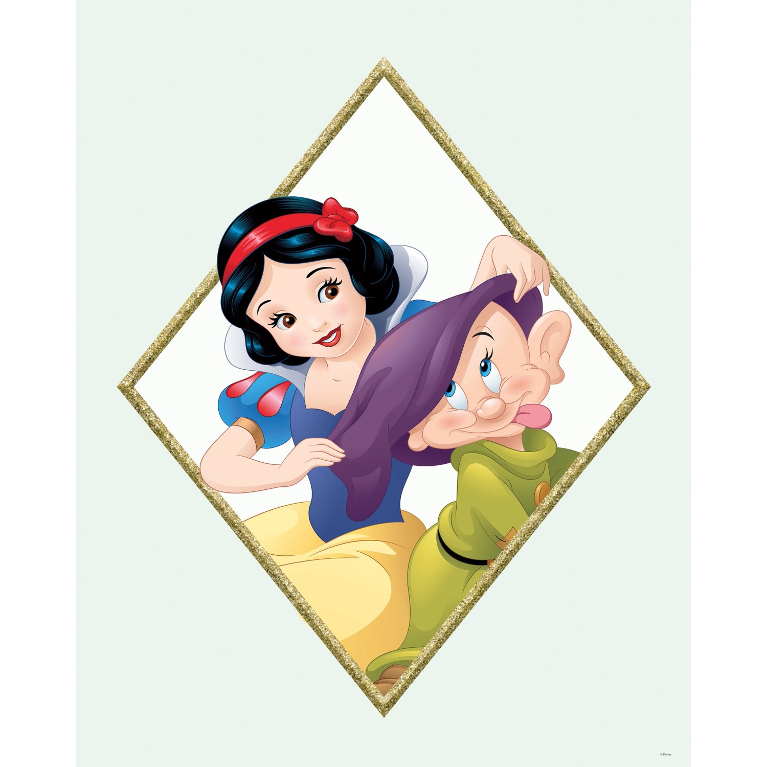 Komar Wandbild Snow White & Dopey 40 x 50 cm günstig online kaufen