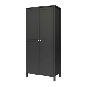 Kaffeefarbener ebuy24 Tromsø Kleiderschrank mit 4 Türen.