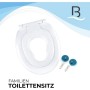 Bath4U WC-Sitz mit integriertem Kindersitz, Absenkautomatik, weiß.