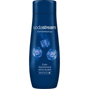 Sodastream Sirup Cola ohne Zucker, 440ml Flasche für Wassersprudler.