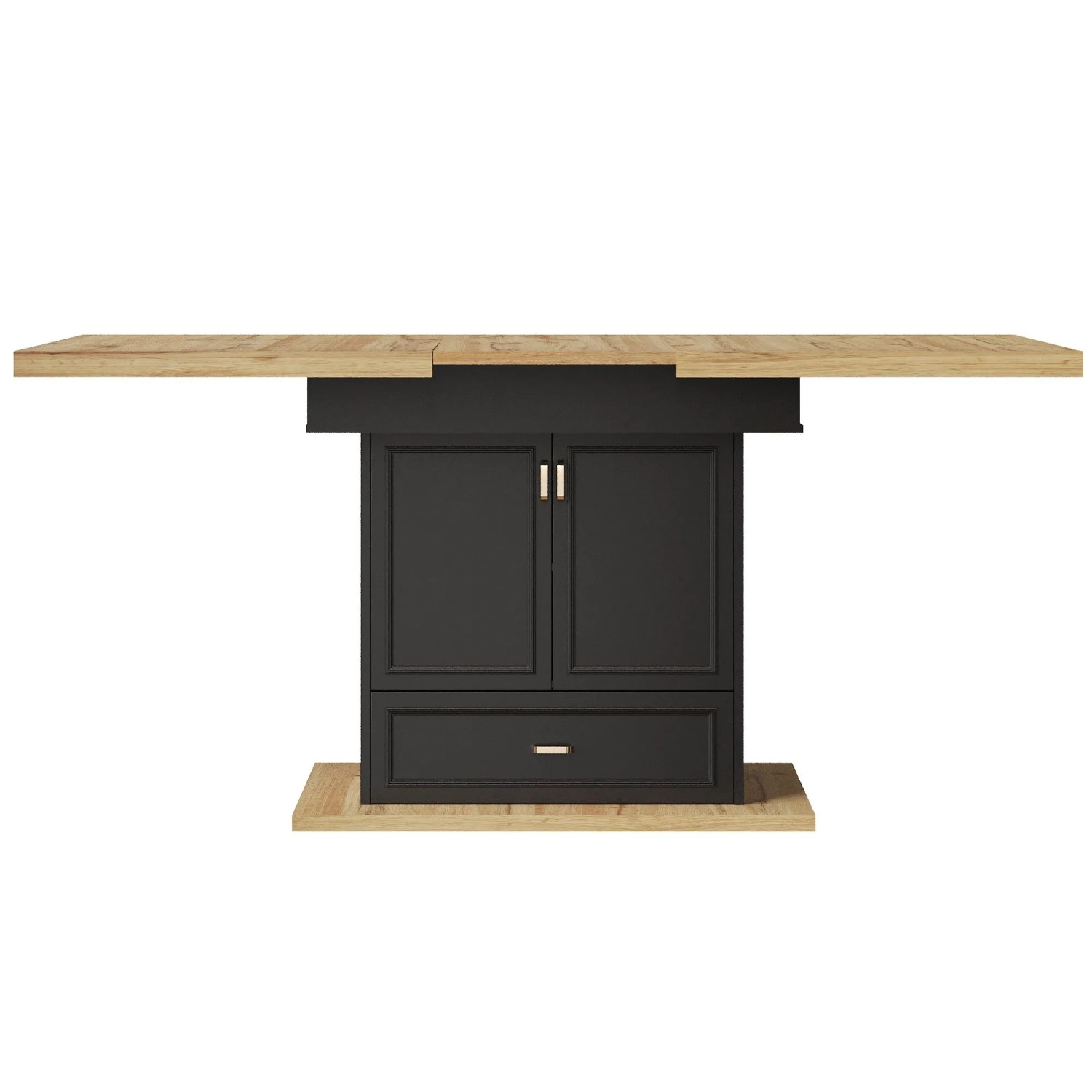 Merax Esstisch 110x140x80x75 cm Holz Ausziehbar 6 Personen Küche Esszimmer