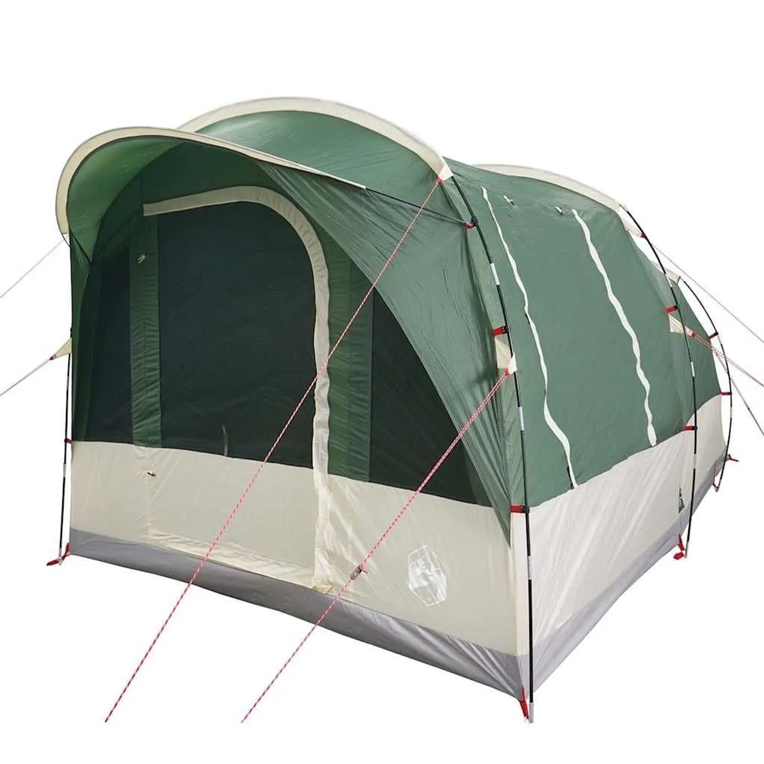 Furnicato Campingzelt Tunnelzelt 400 X 260 X 210 Cm Grün