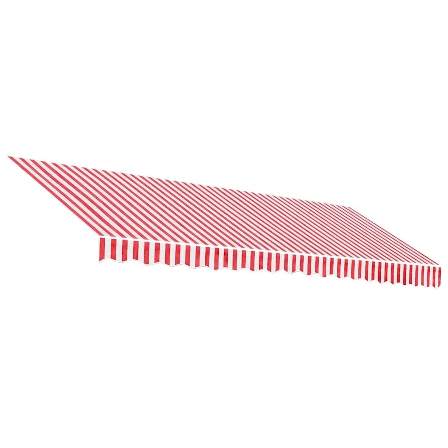 Furnicato Markisenbespannung Rot Und Weiß Gestreift 45x3 M