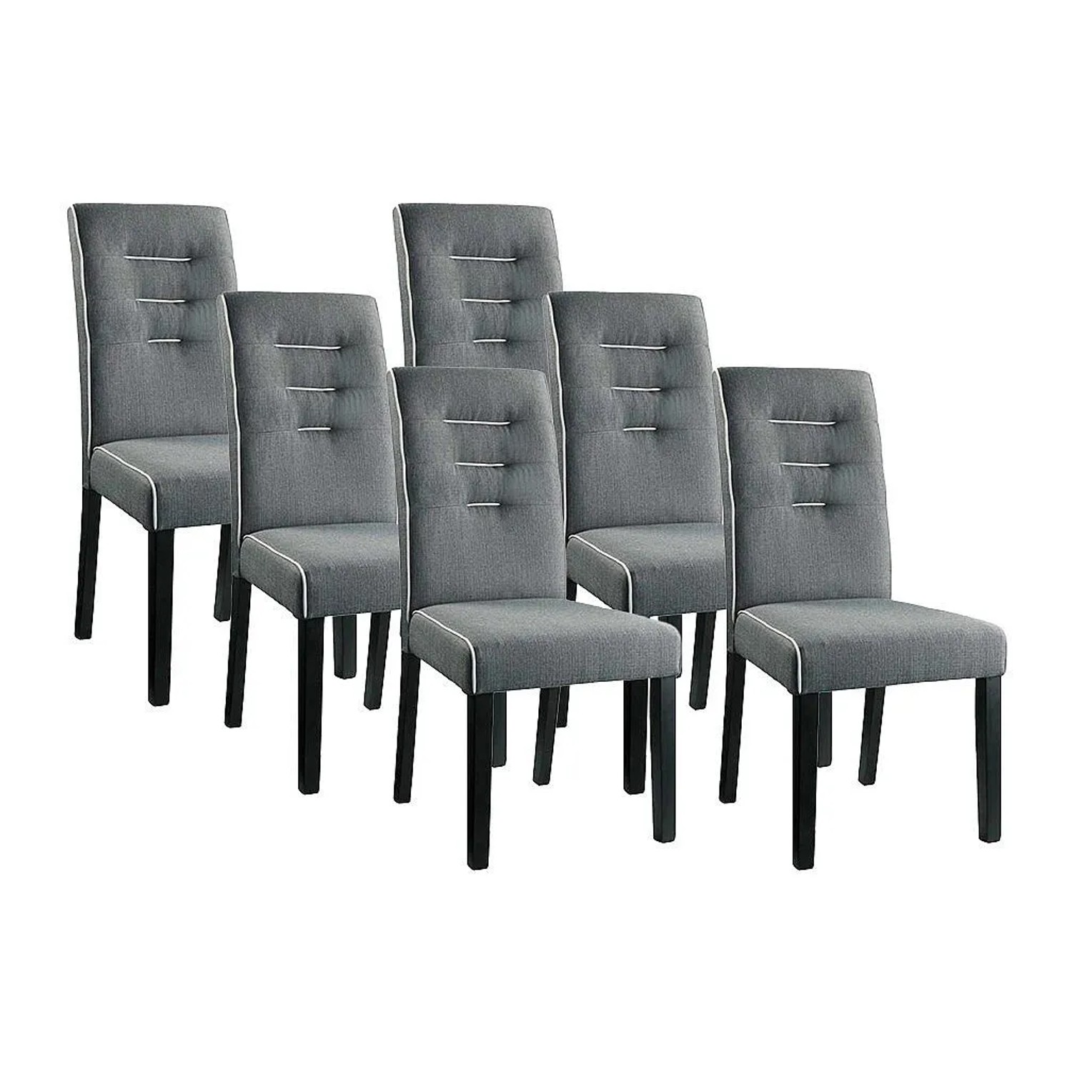 Vente-unique Stuhl Gabelle Grau 47 cm