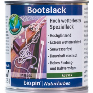 Biopin Marine Bootslack Farblos hochglänzend 375 ml