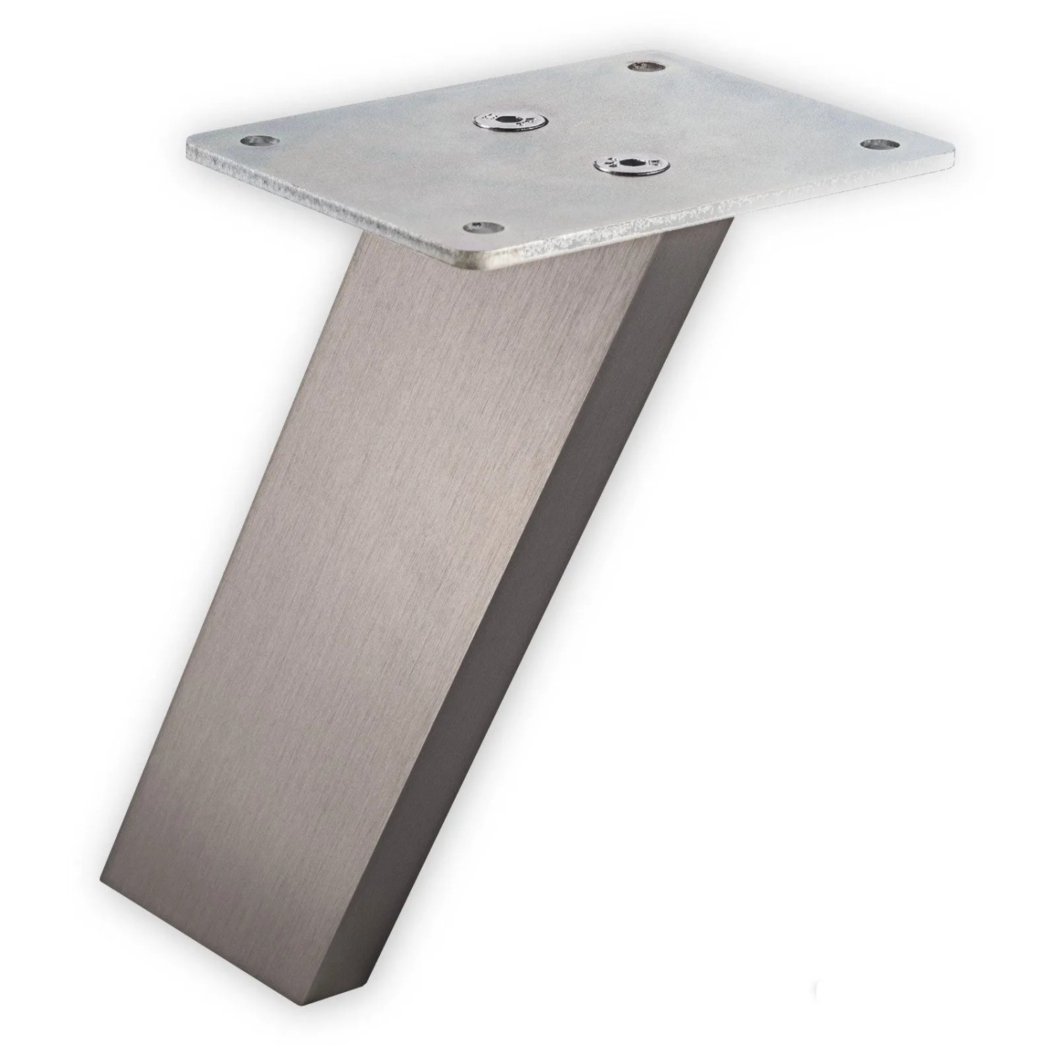 SOTECH Barkonsole Counter Schräg Aus Aluminium Edelstahloptik Höhe 176 mm
