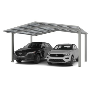 Ximax Carport Linea-60 M-Ausführung Edelstahl-Look