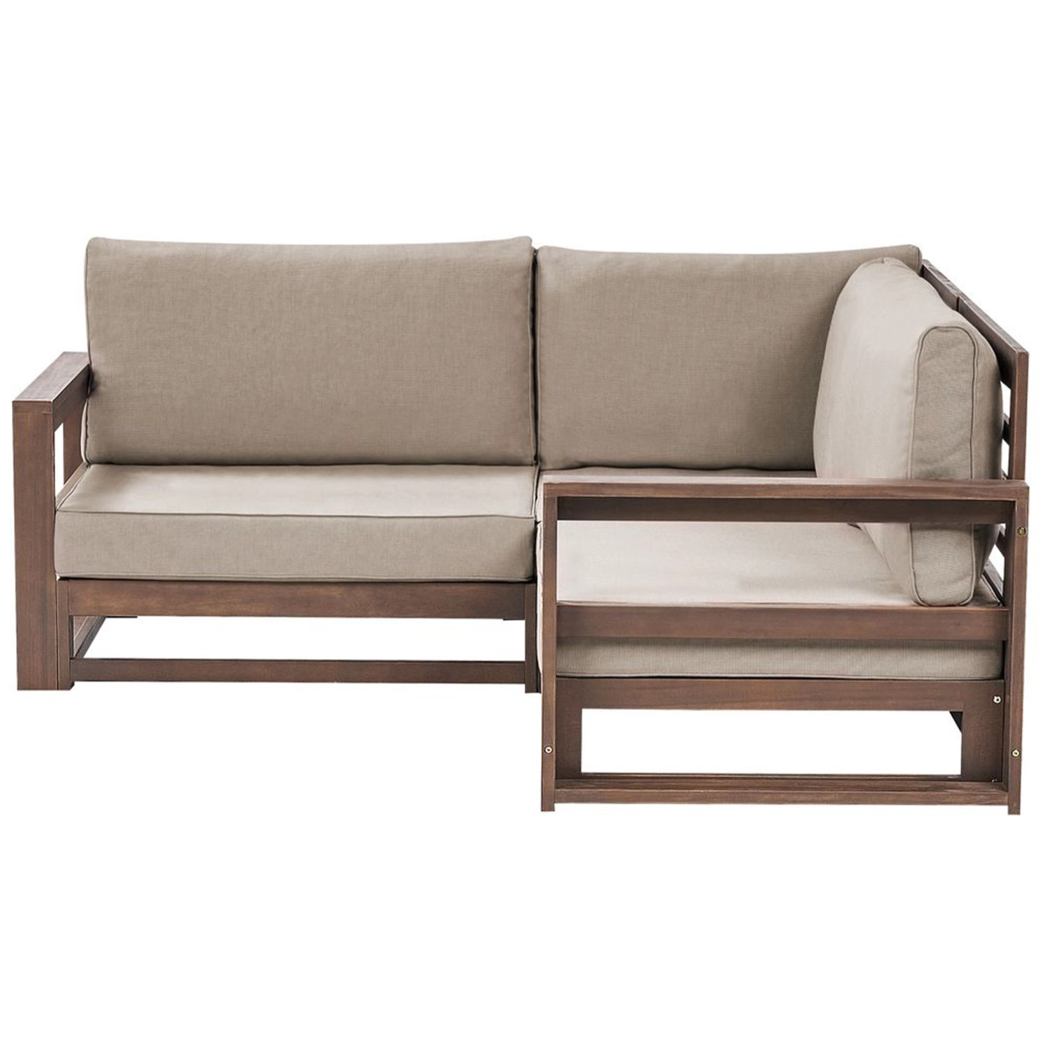 Beliani Gartensofa TIMOR Taupe 167x167x72 günstig online kaufen