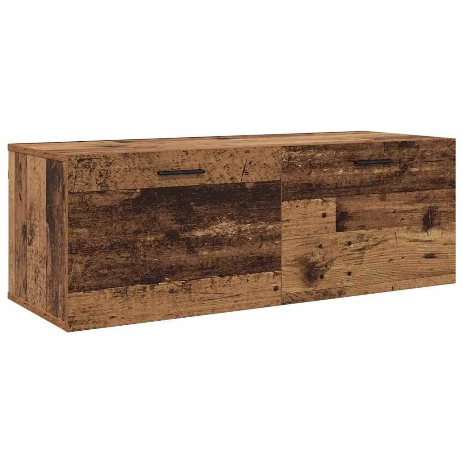 vidaXL Wandschrank Altholz 100 x 36,5 x 35 cm Holzwerkstoff 879570 günstig online kaufen