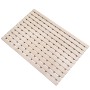 Beige KARAT Fußmatte mit Drainagefunktion, antibakteriell, nach Maß 43x450cm.