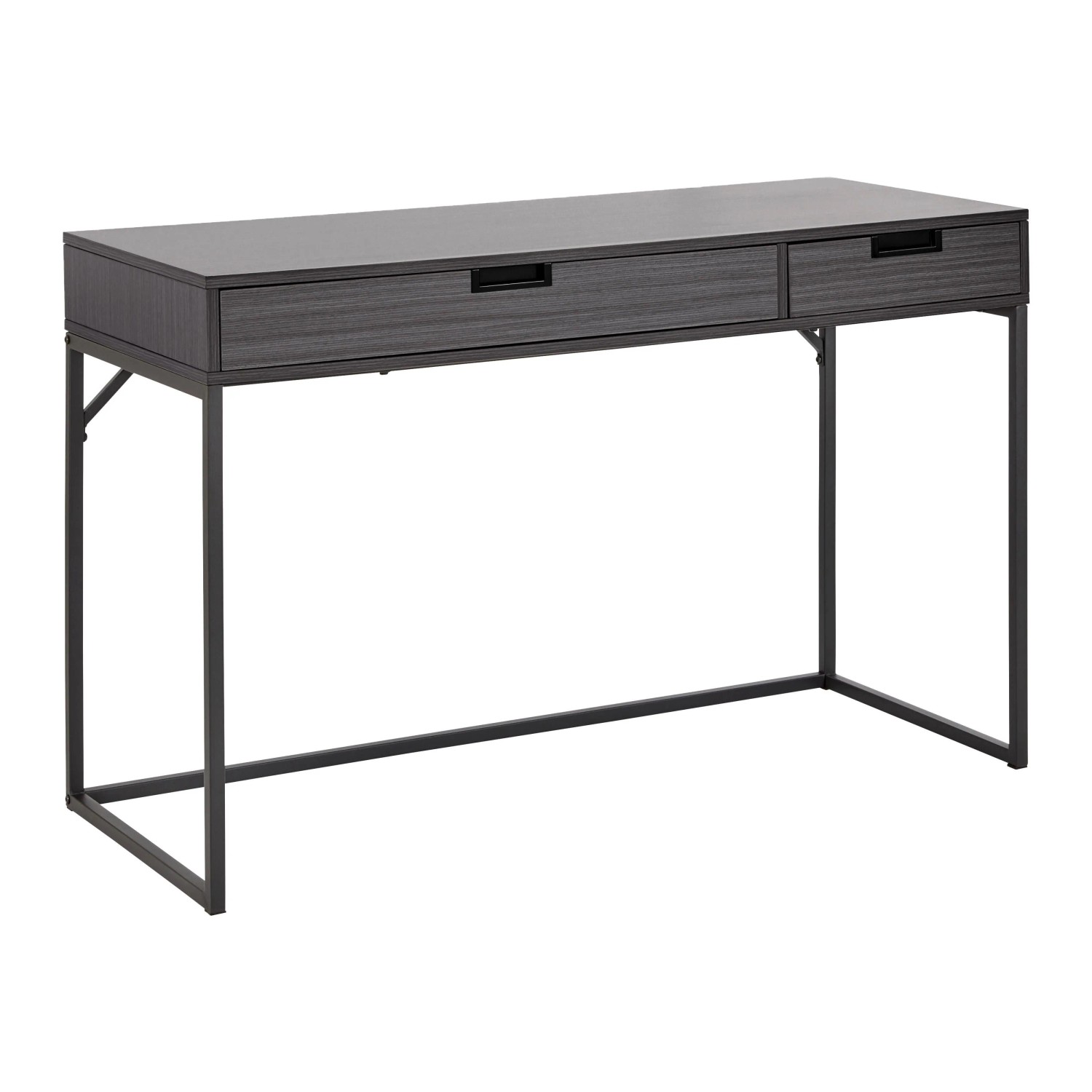 Bessagi Home Schreibtisch Aurora Walnussfarben MDF ca.120x50 cm