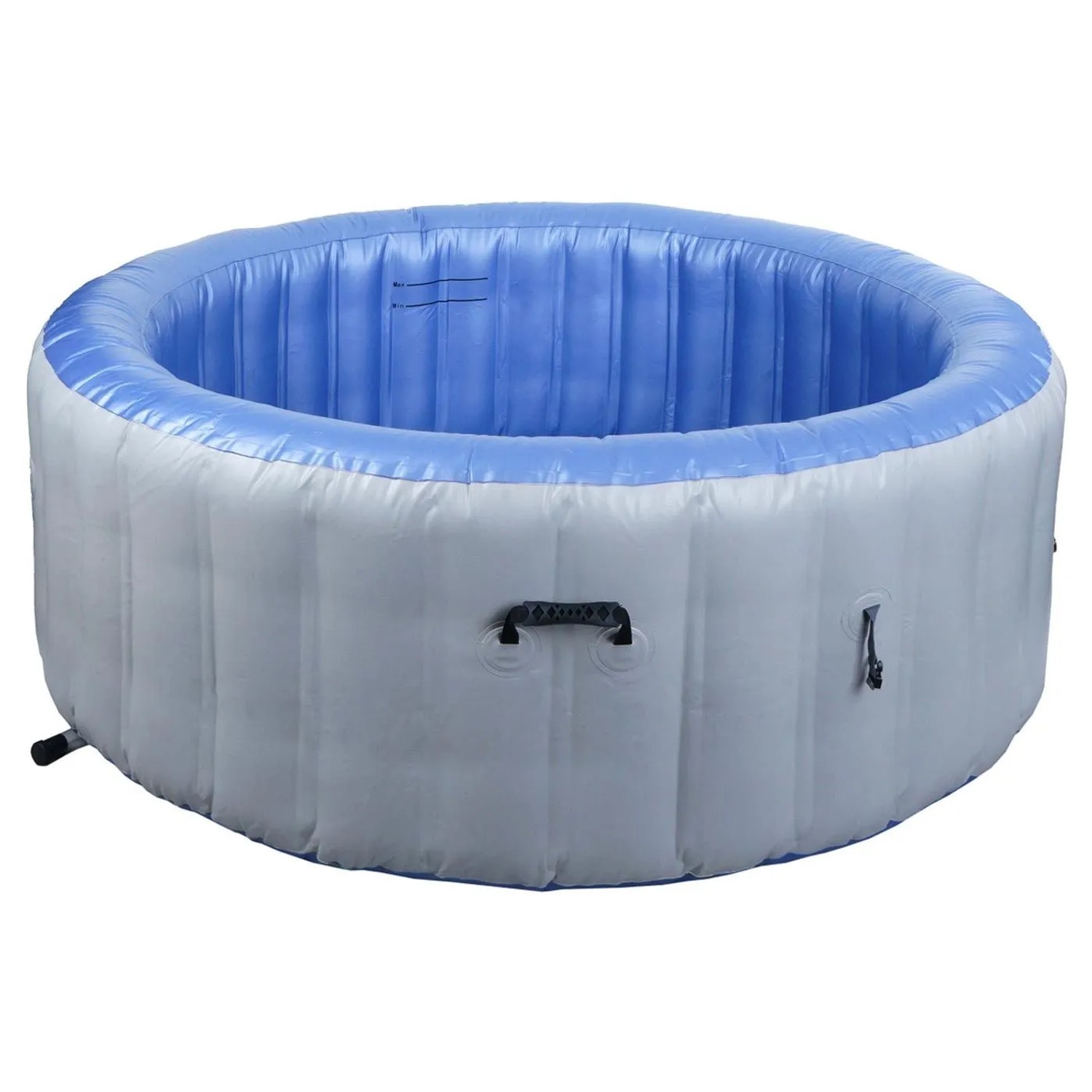 MCW Whirlpool N97 Ersatz-Pool 4 Personen Aufblasbar Rund Ø180cm Grau-Blau_7