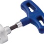 LUX Hakenschrauber Comfort Ø 6 mm mit blauem Griff für Haken und Ringschrauben.