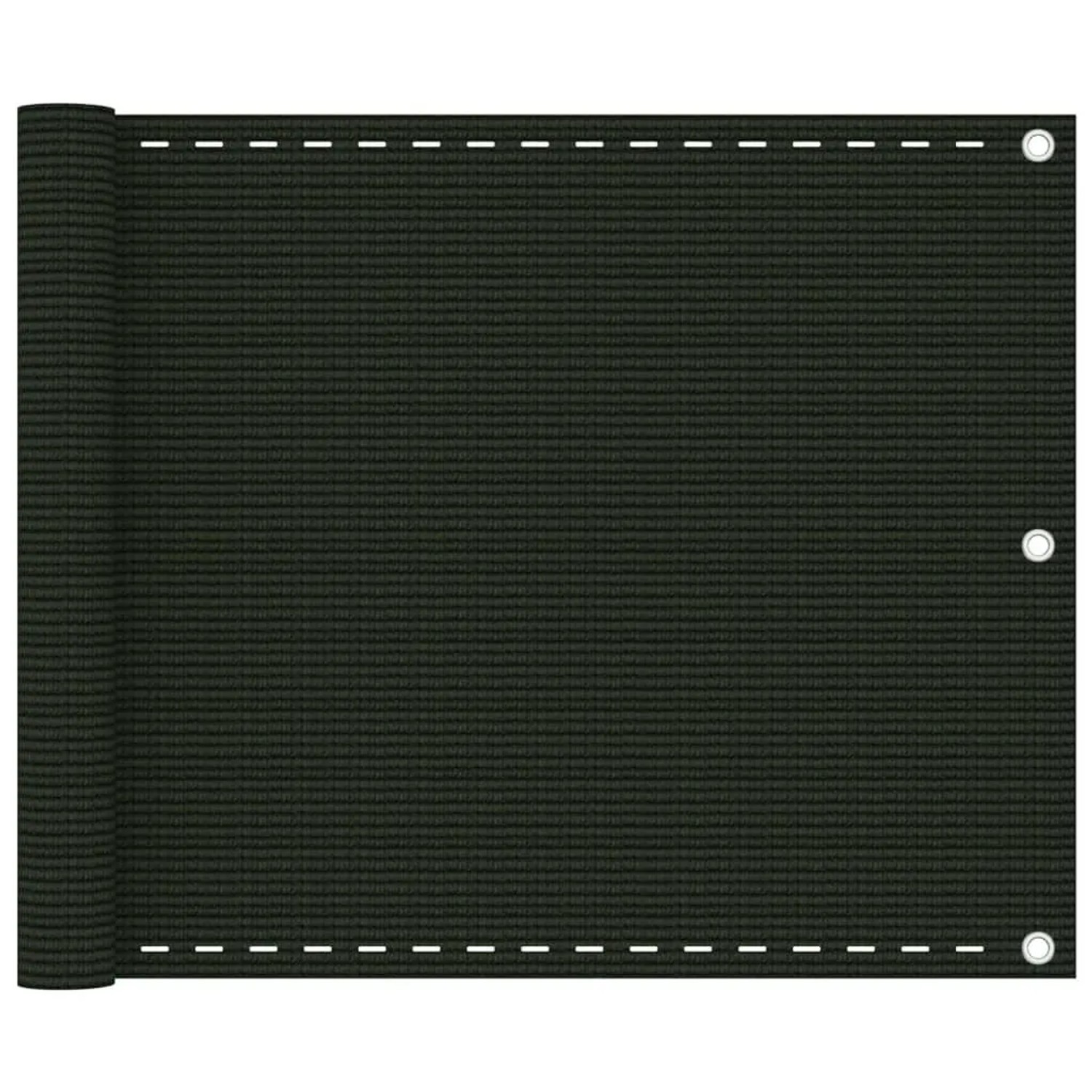 vidaXL Balkon Sichtschutz Dunkelgrün 75x600 cm HDPE 310971