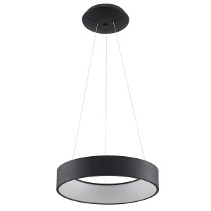 Arcchio LED Aleksi 9939041 Modern in Schwarz aus Metall 1-flammig Küchenleuchte