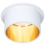 LED Einbauleuchten-Set Gil Coin, 3er, weiß matt/gold, dimmbar. Strahler für Deckenmontage.