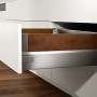 WALLFACE Paneel Leguan Leder Kupfer-Braun in Schublade, 260x100cm. Wandpaneel mit Lederoptik.