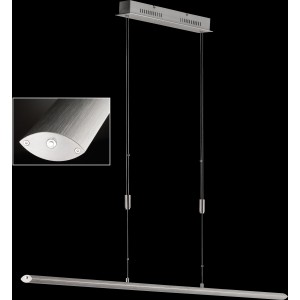 Moderne LED-Pendelleuchte Beat TW von Fischer & Honsel aus Aluminium, dimmbar und höhenverstellbar.