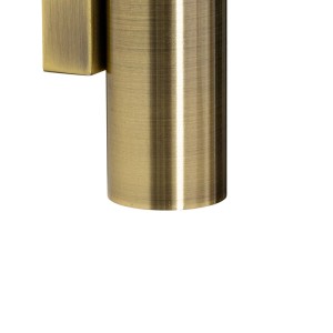 Moderne Wandleuchte Jeana in Bronze, 2-flammig für Flur und Wohnzimmer.