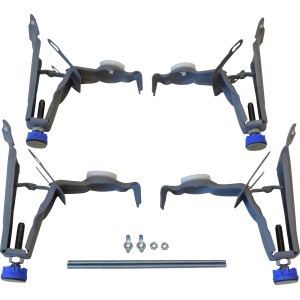 Kaldewei Allround 5030 Fußgestell für Badewannen, höhenverstellbar, zur Montage von Stahlwannen.