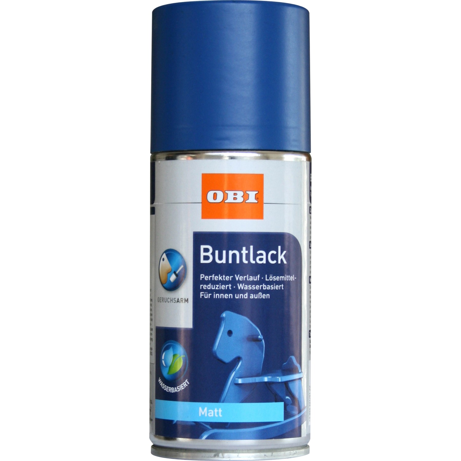 OBI Buntlack Spray RAL 5010 Enzianblau matt wv 150 ml