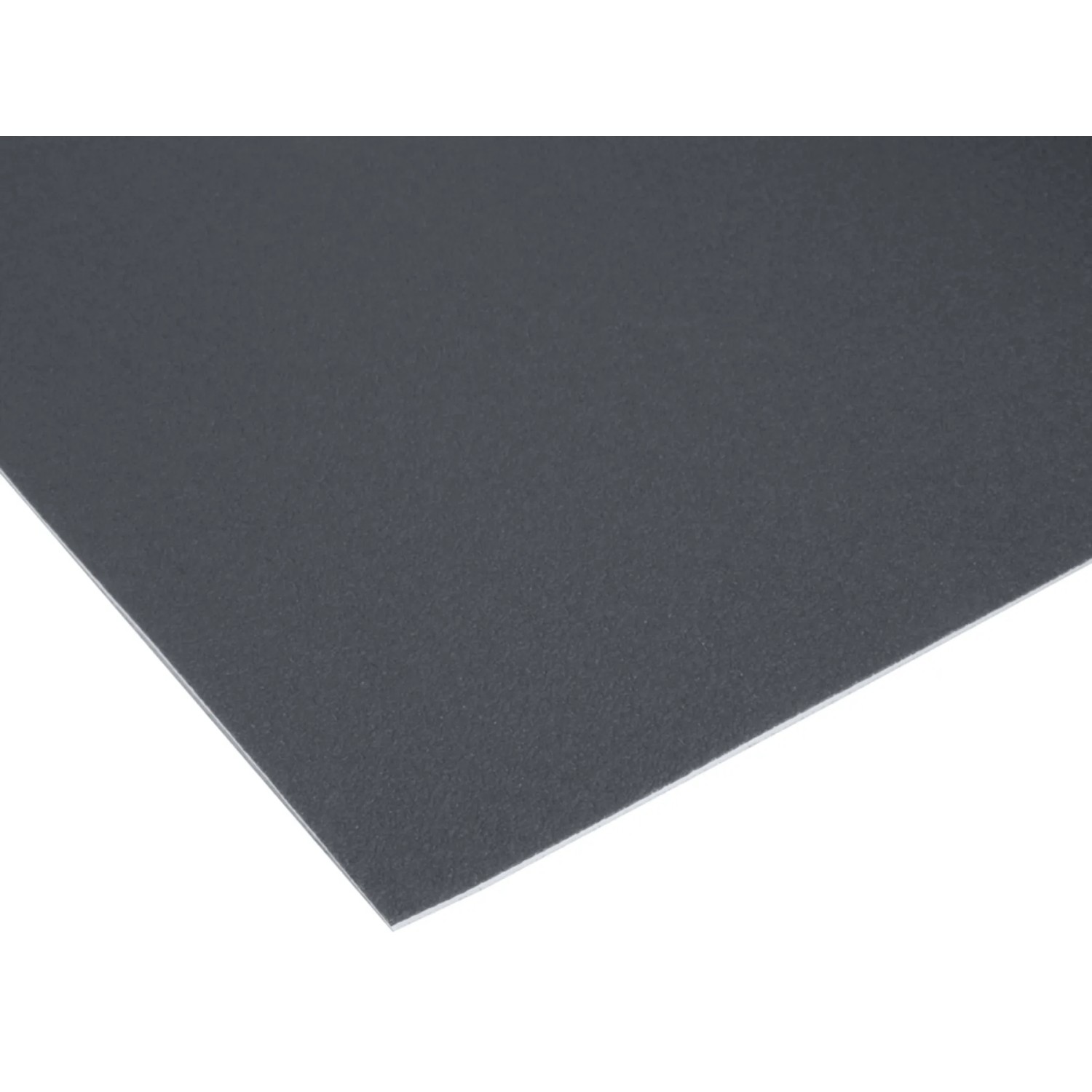 Primaflor PVC Expotop Anthrazit, strapazierfähiger PVC-Bodenbelag in dunklem Grau.