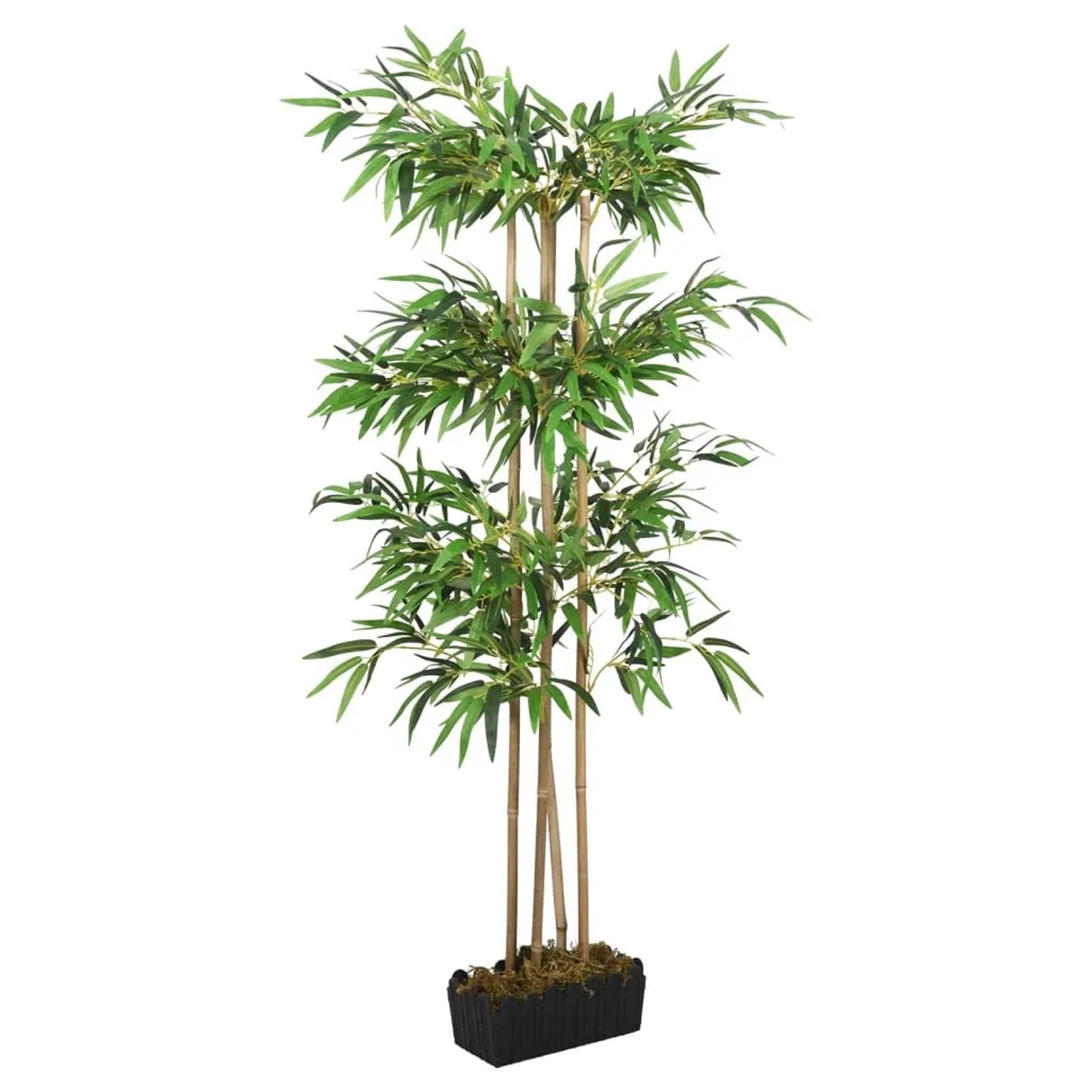 furnicato Bambusbaum Künstlich 1216 Blätter 180 cm Grün
