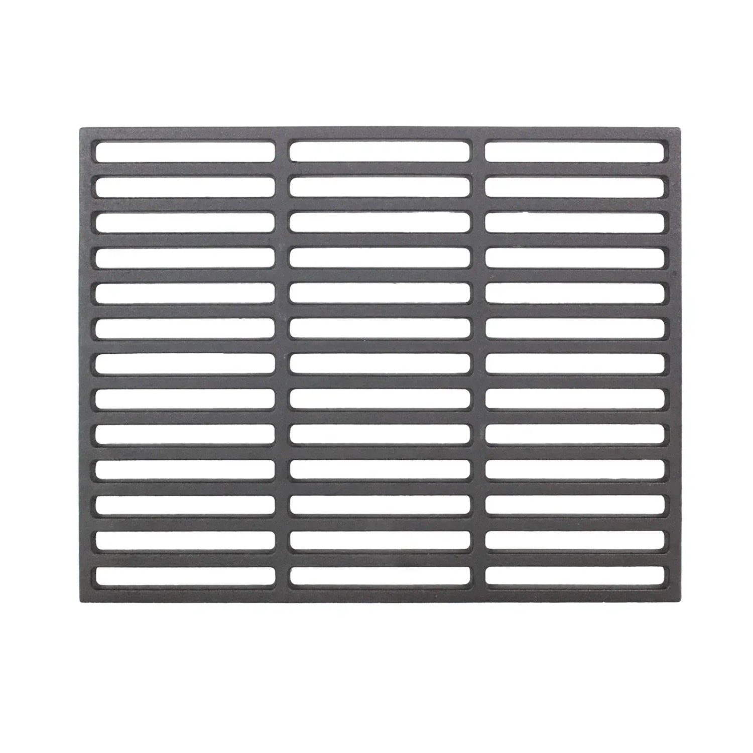 Rechteckiger, emaillierter TRUTZHOLM Grillrost (45x30 cm) aus Gusseisen.
