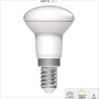 LED-Leuchtmittel E14 Pilzkopf R50, 4,9W, 470lm, dimmbar. Warmweißes Licht für gemütliche Atmosphäre.