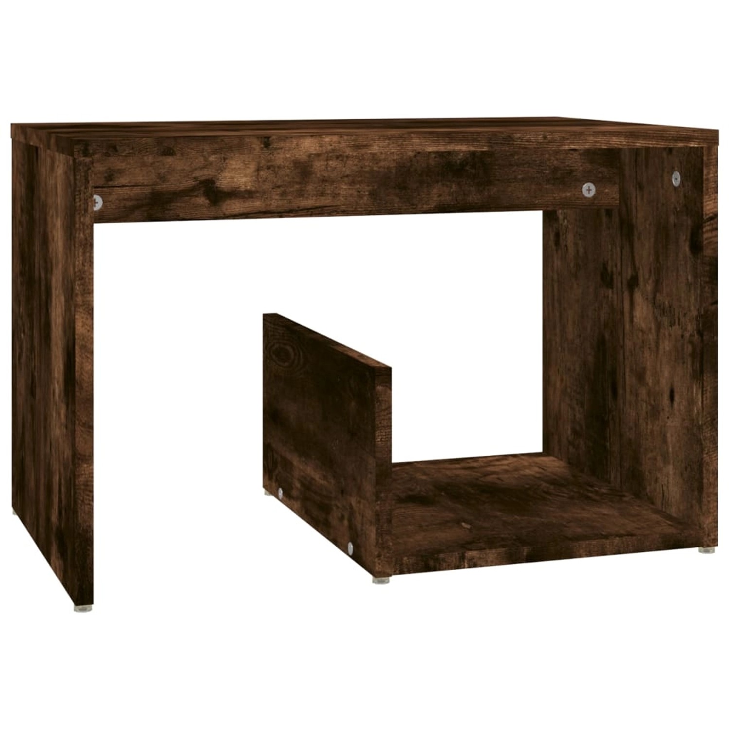 vidaXL Beistelltisch Räuchereiche 59x36x38 cm Holzwerkstoff 826632