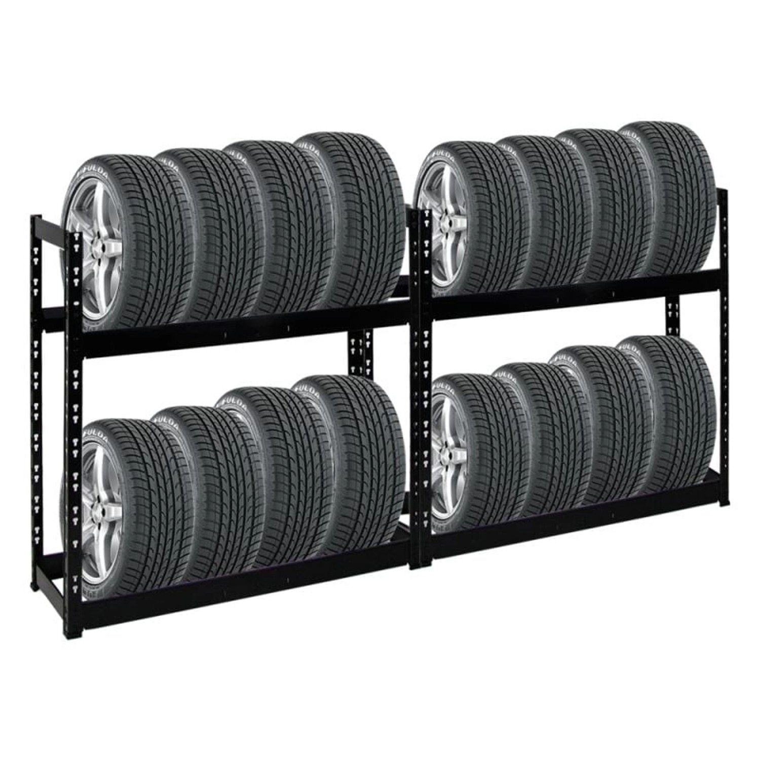 PROREGAL Mega Deal 2x Reifenregal Tiger HxBxT 100 x 110 x 35 cm bis zu 16 R günstig online kaufen
