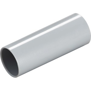 Helle, graue Muffe EN 16 für starre Isolierrohre, 5er-Set.